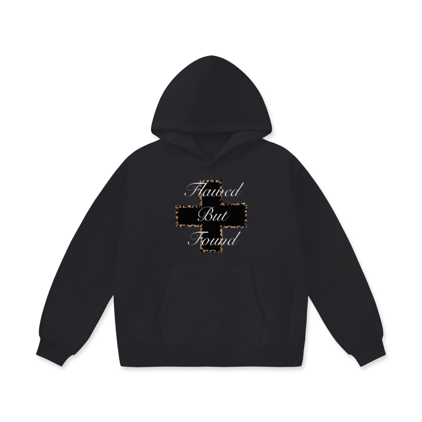 “Flawed but found” hoodie